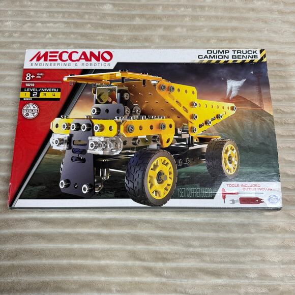 Meccano Dump Truck 18210 Metal Construction Set 2018 Spin Master Sealed - Picture 1 of 7